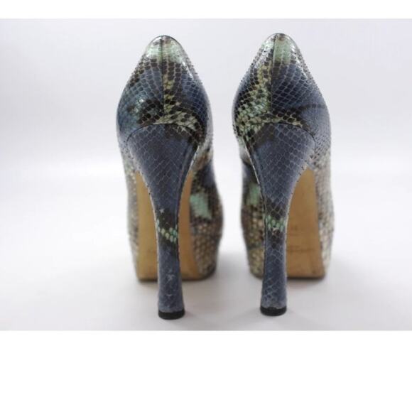 "SAVED FOR CARINE" Yves Saint Laurent YSL Sz 36.5 EU, (6 -6.5 US) Python  Pumps - Picture 3 of 6